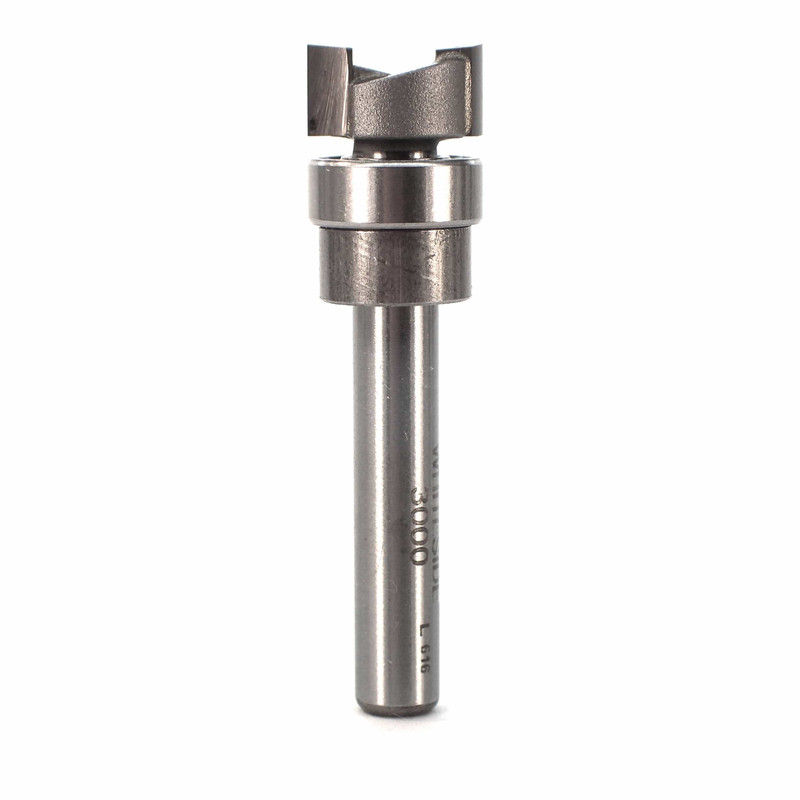 Dado Clean Out Template Router Bit - 1/4" SH - Diameter:1/2" - Cutting Length:1/4"